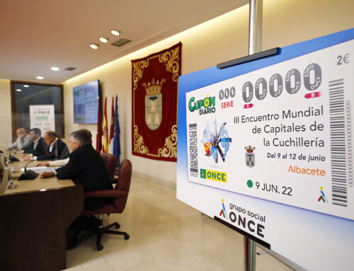 El cupón de la ONCE del próximo 9 de junio está dedicado al III Encuentro Mundial de Capitales de Cuchillería